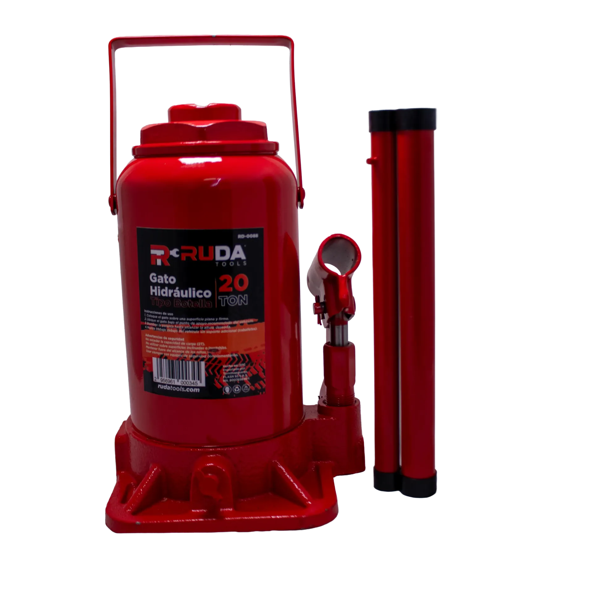 Gato Hidráulico Tipo Botella 20 Ton RUDA
