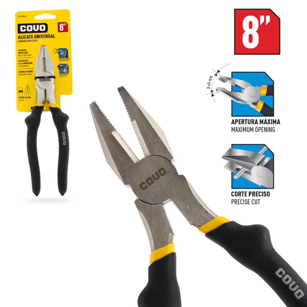 ALICATE UNIVERSAL 8" BLISTER