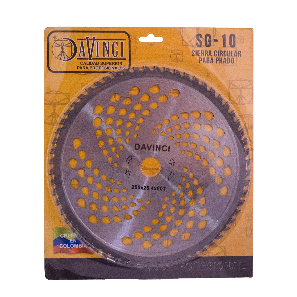SIERRA CIRCULAR PARA CORTE DE PRADO DE 10'X60 DIENTES