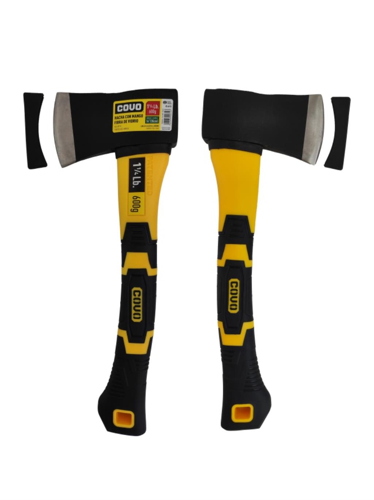 HACHA 600GR MANGO FIBRA DE VIDRIO 14'