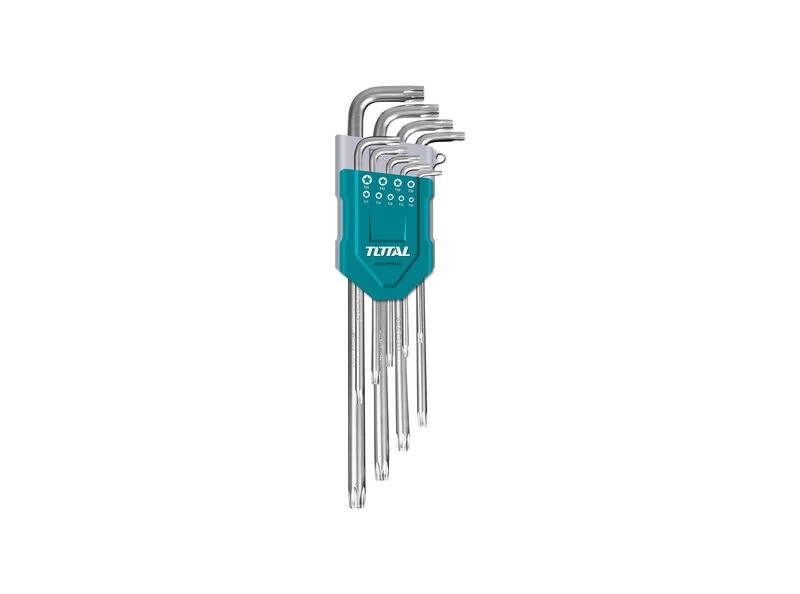JUEGO 9 LLAVES TORX LARGAS T10-T50 THT106392 (657112)