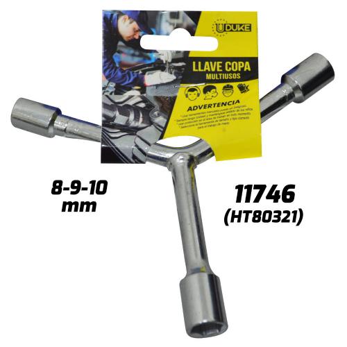 LLAVE EN Y CORTA 8-9-10 MM