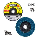 DISCO FLAP 7" X 7/8" GRANO 100