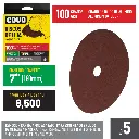 DISCO DE LIJA 7" GRANO 100 X 5 UND