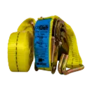 Reata de Carga RUDA 1” x 5M con Trinquete y Gancho Doble | 750 kg 