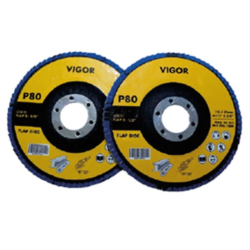 [(DL-1501V)] DISCO FLAP 7 GRANO 80 ZIRCONIO VIGOR