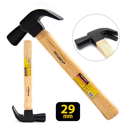 [(A145-9CXW01-29)] MARTILLO #29 MANGO MADERA CABEZA ACERO ALTO CARBONO