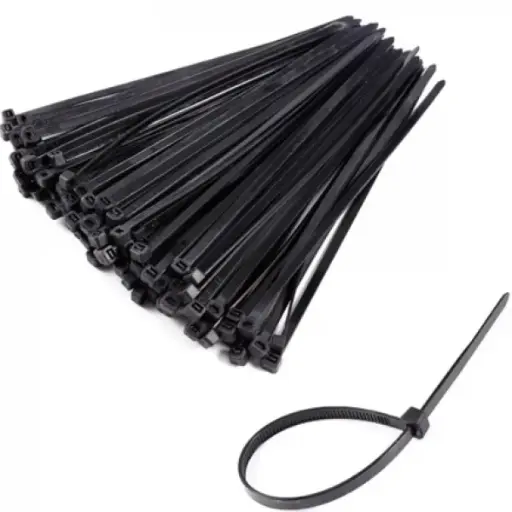 [669065] AMARRE PLÁSTICO NEGRO 100PCS/BOLSA 3,6x350
