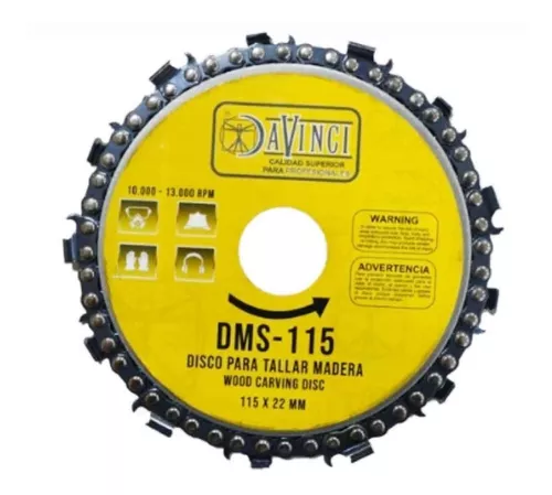 [DMS-115] Disco Para Tallar Madera Para Pulidora 4-1/2"