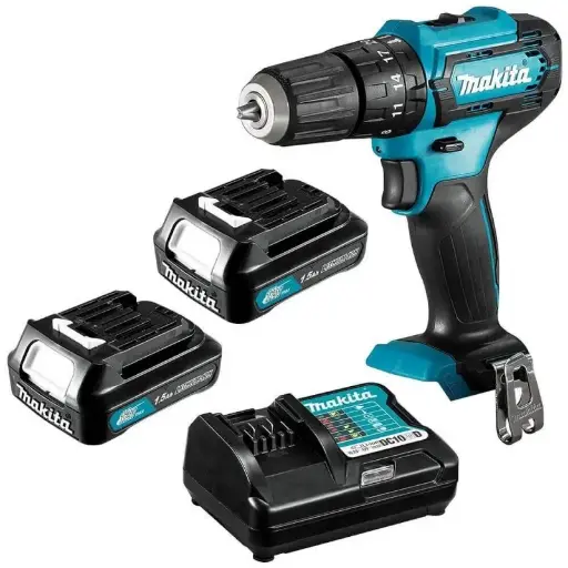 [088381872928 (HP333DWYE)] TALADRO PERCUTOR 3/8 CXT + 12V 2BAT 1.5AH Y CARGADOR
