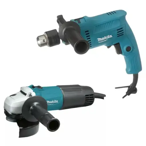 [181886] Combo Makita: Pulidora 4½'' + Taladro Percutor 16mm 1/2"